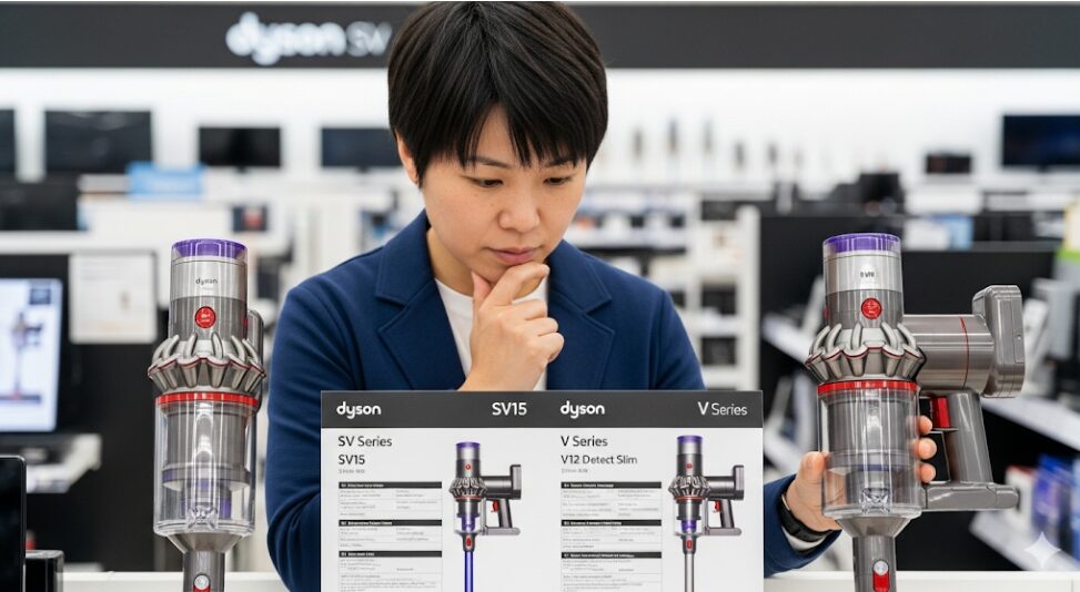 ダイソンSVとVの違いを型番から解説