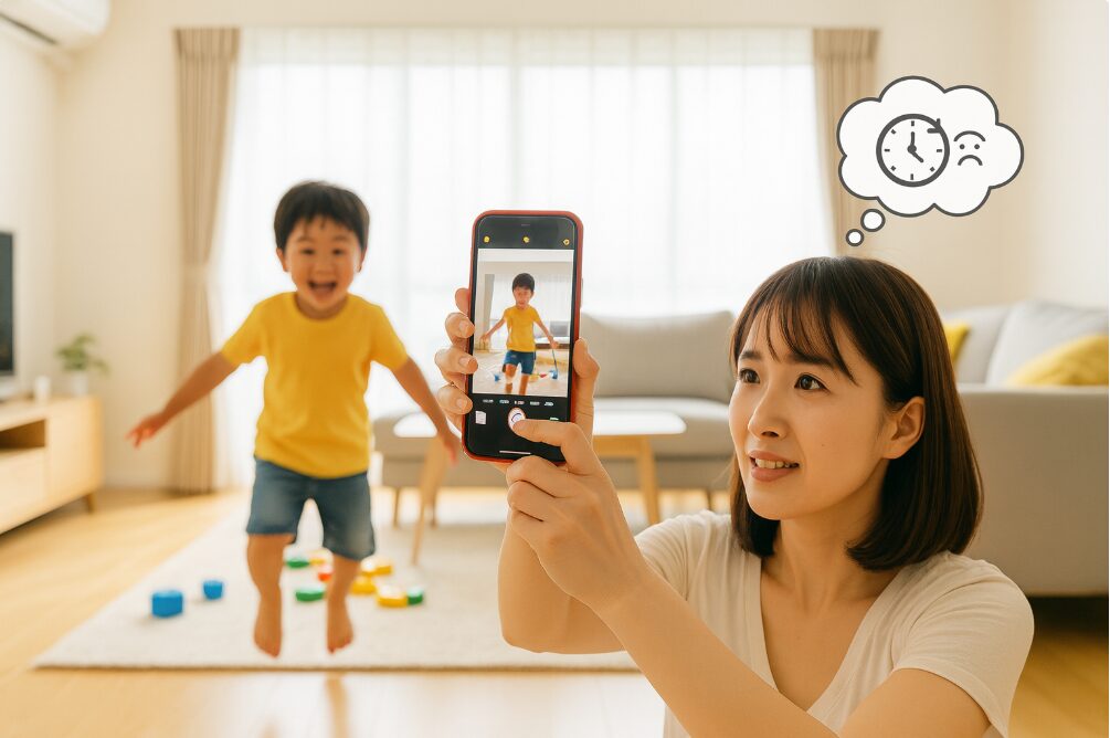 動き回る子供の撮影に困っている