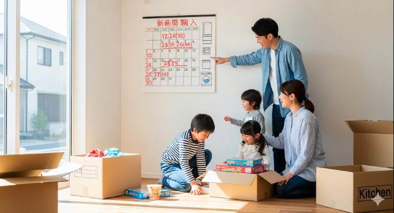 引っ越しや新築の家電購入タイミング
