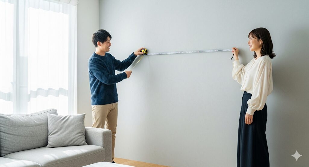 新しいテレビの設置場所を決める