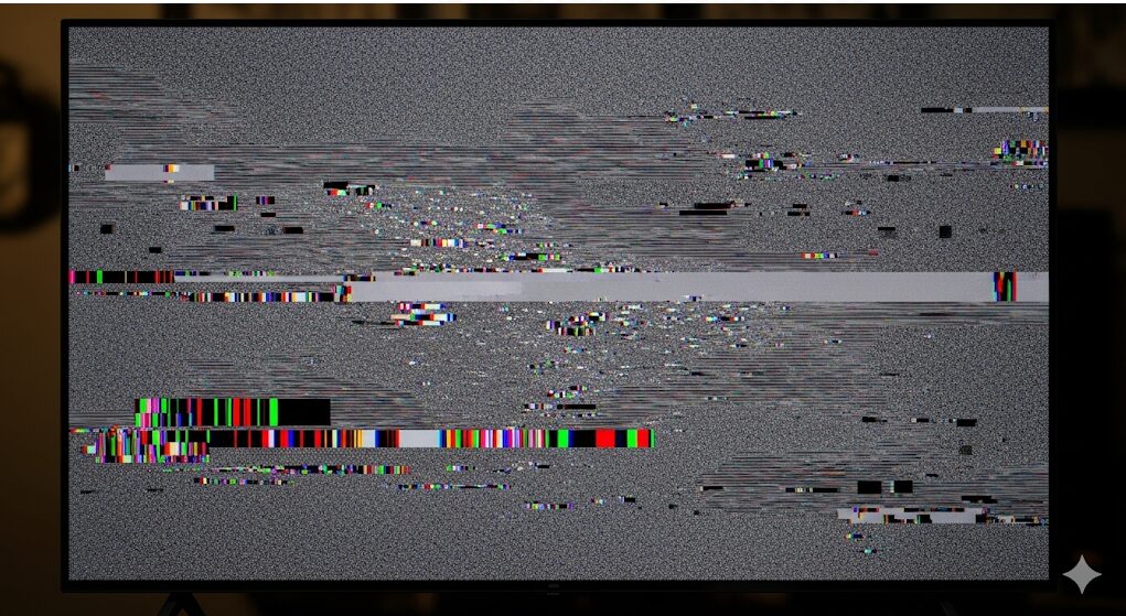 正常に映らなくなったテレビ