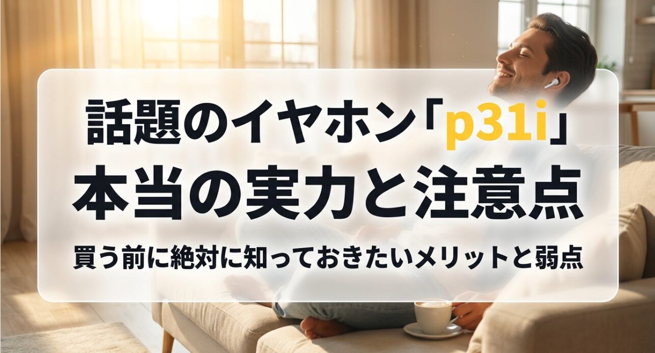 話題のイヤホンSoundcore p31iの本当の実力と注意点、買う前に絶対に知っておきたいメリットと弱点