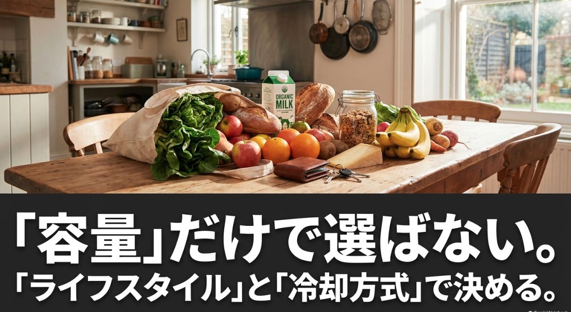 COMFEE冷蔵庫は容量だけでなく、ライフスタイルと冷却方式で決める