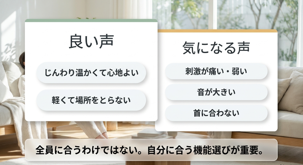 NIPLUXの口コミまとめ。良い声と気になる声を比較