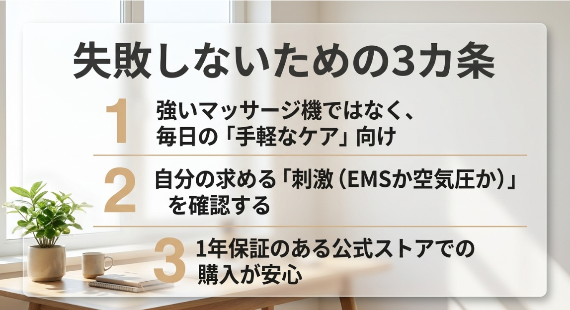 NIPLUX購入で失敗しないための3カ条